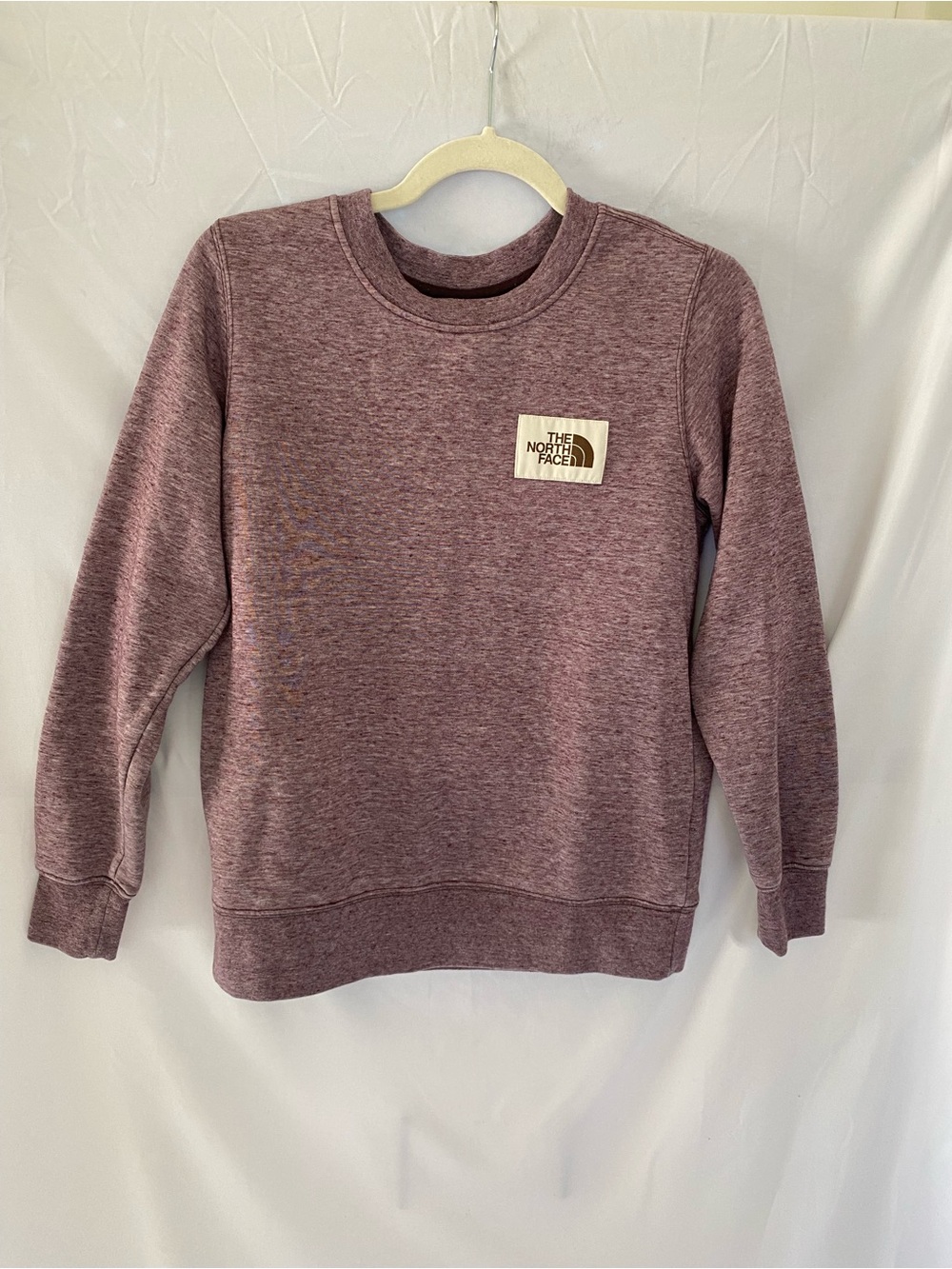 The North Face Heathered Mauve Crewneck Sweatshirt